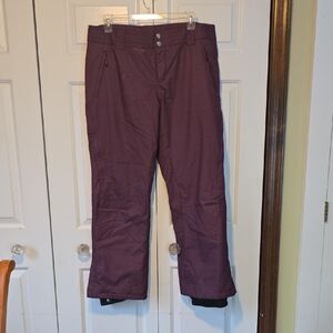 Columbia Maroon Snow Pants